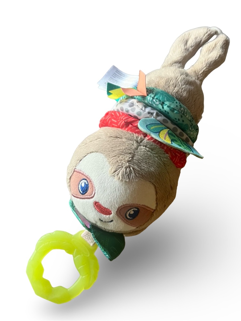 Infantino Music & Motion Pulldown Sloth Hanging Plush Toy